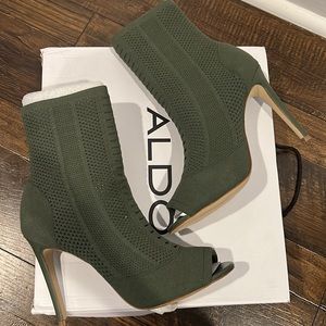Aldo Olive Booties